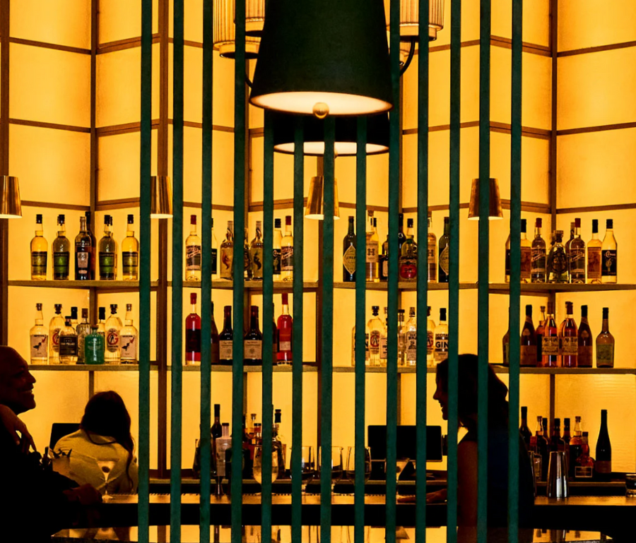 Backlit bar